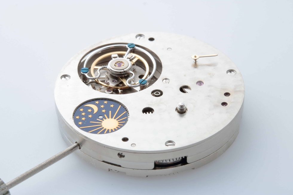 Lot #14873 – Tourbillon Watch Movement #3341 AM/PM 24HR Manual Wind Tourbillon Movements Tourbillon Movement