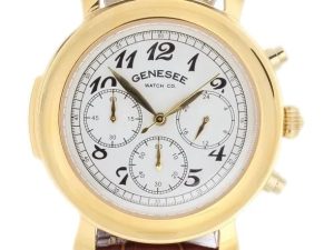 Lot #14879a – Gold Tone Genesee Watch Co Wristwatch Genesee Watch Co Genesee Watch Co