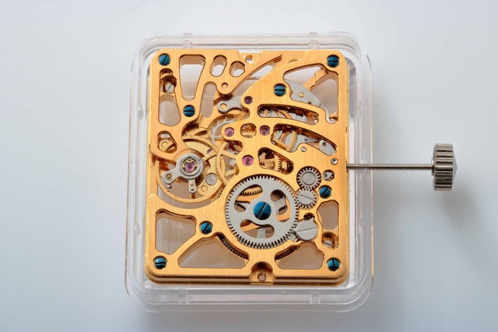 Lot #14889e – Skeleton Watch Movement 2760-IP PTS Resources Manual Wind Watch Parts & Boxes PTS 2760