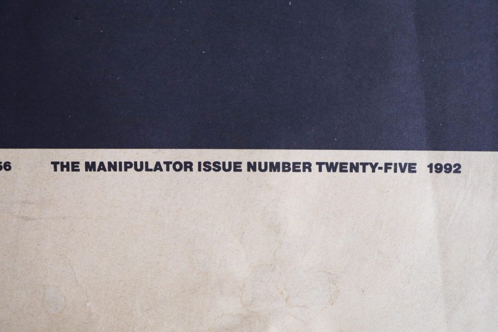 Lot #14889l – Vintage Manipulator Magazine Issue 25 Year 1992 Collector's Bookshelf Magazine