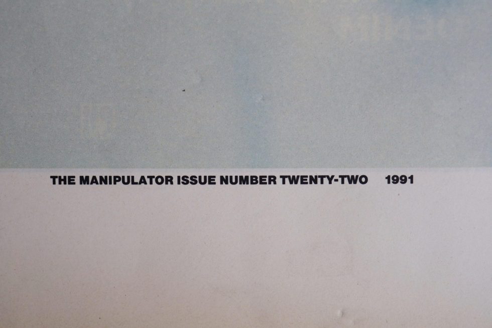 Lot #14889r – Vintage Manipulator Magazine Issue 22 Year 1991 Collector's Bookshelf Magazine