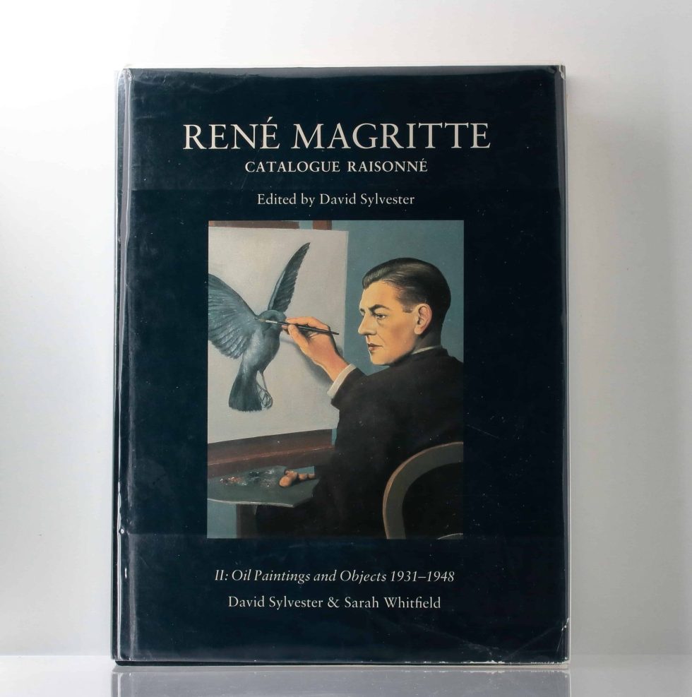 Lot #14889w – René Magritte Catalogue Raisonné II Oil Paintings 1916-1930 Book by Sylvester & Whitfield Collector's Bookshelf René Magritte Catalogue Raisonné