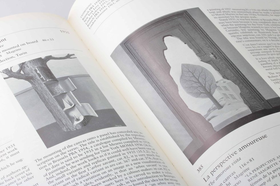 Lot #14889w – René Magritte Catalogue Raisonné II Oil Paintings 1916-1930 Book by Sylvester & Whitfield Collector's Bookshelf René Magritte Catalogue Raisonné