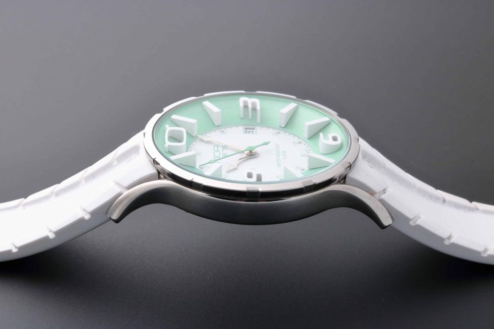 Lot #14889y – NOA Iris IR008 White/Green Watch Quartz NOA NOA Iris IR008