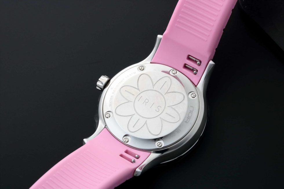 Lot #14889z – NOA Iris Date Quartz Watch Pink/White IR006 NOA NOA