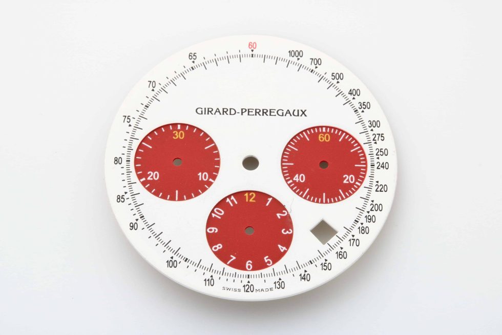 Lot #14890f – Girard Perregaux Chronograph Panda Watch Dial Wristwatch Part Girard Perregaux Girard Perregaux Chronograph Dial