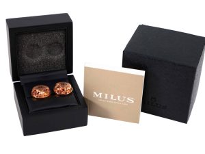 Lot #HB10-37 – Milus Watch Rotor Cufflinks CUF053 Accessories Milus Cufflinks