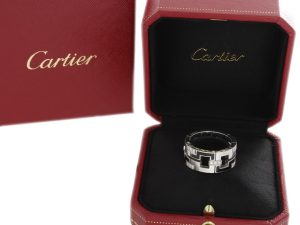 Lot #HB10-39 – Cartier Baiser Dragon White Gold Diamonds Ring Jewelry Cartier