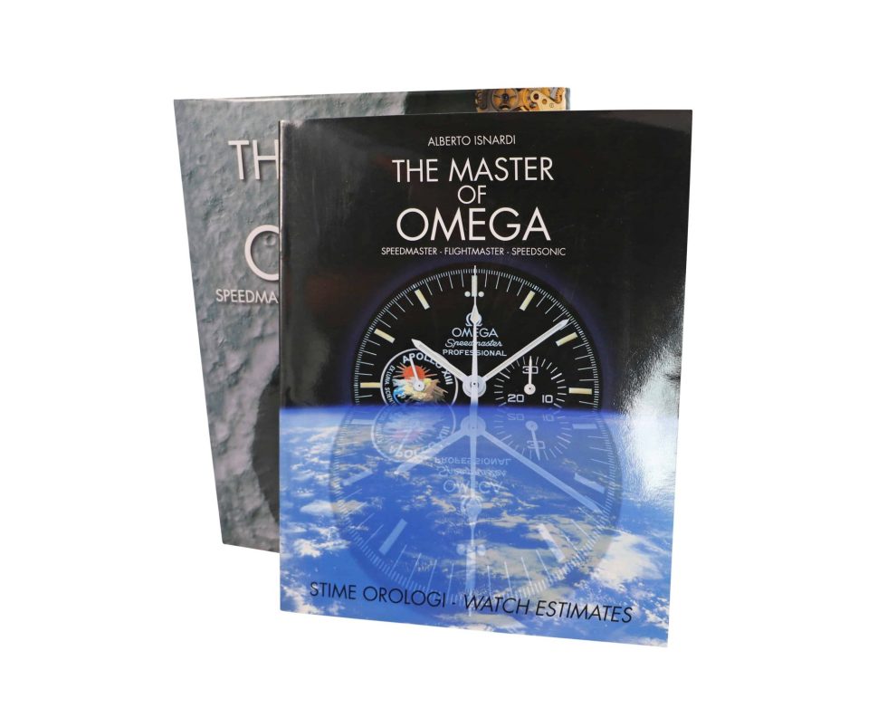 Lot #HB10-5 – The Master of Omega Speedmaster Flightmaster Speedsonic Book by Alberto Isnardi Collector's Bookshelf [tag]