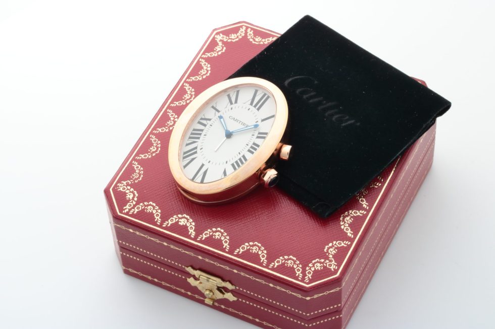 Lot #HB13-31 – Cartier Desk Travel Clock Baignoire #2752 Cartier Cartier 2752