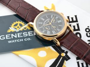 Lot #HB12-16 – Gold Tone Genesee Watch Co Wristwatch Genesee Watch Co Genesee Watch Co