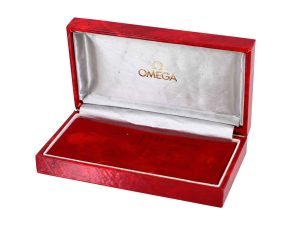 Lot #HB18-26 – Red Omega Vintage Watch Box Omega [tag]