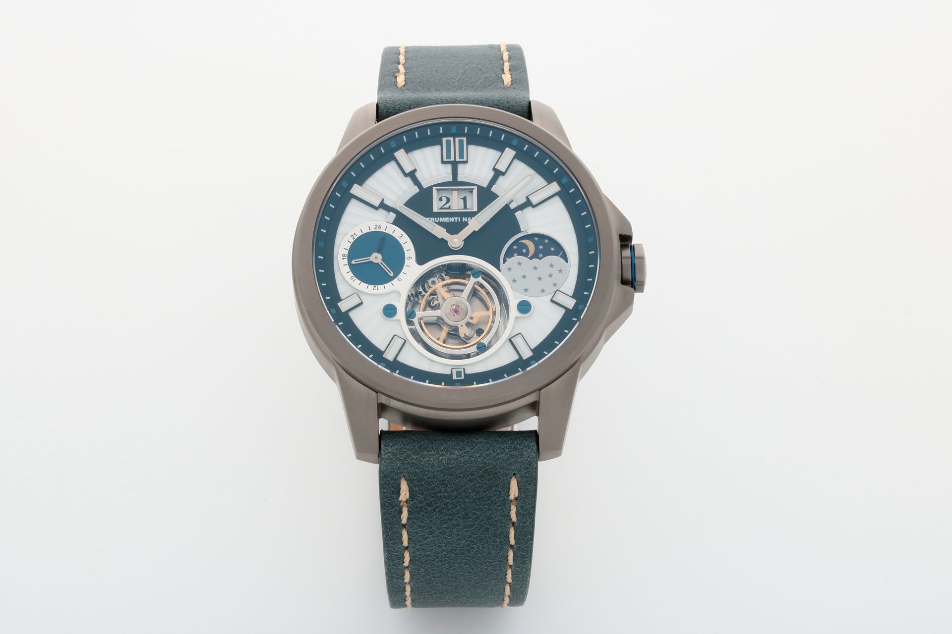 Lot #HB27-64 – Strumenti Nautici Tourbillon Automatic TITANIUM 24 HR Big Date AM PM Watch SNT6 Lot #HB27-64 – Strumenti Nautici Tourbillon Automatic TITANIUM 24 HR Big Date AM PM Watch SNT6 Strumenti Nautici Tourbillon Lot #HB27-64 – Strumenti Nautici Tourbillon Automatic TITANIUM 24 HR Big Date AM PM Watch SNT6 Strumenti Nautici Tourbillon Automatic Tourbillon