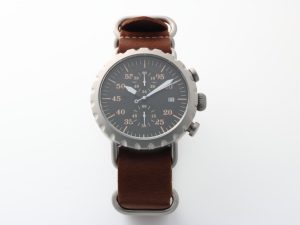 Lot #HB27-088 – Peregrine Squadron Pilot Watch WARRANTY CARD Tokki Project Leather Strap Watches Peregrine Squadron Pilot Watch