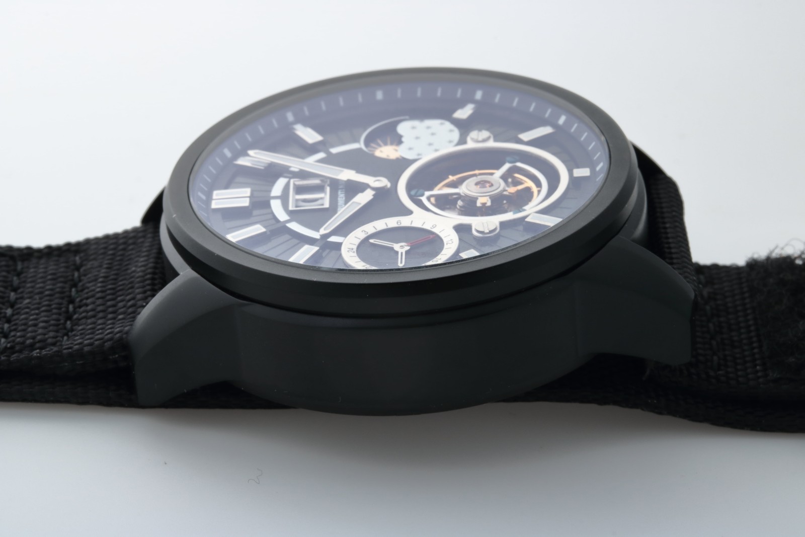 Lot #HB27-85 – Strumenti Nautici Automatic Tourbillon Watch Big Date AM/PM with Card Steel DLC Lot #HB27-85 – Strumenti Nautici Automatic Tourbillon Watch Big Date AM/PM with Card Steel DLC Strumenti Nautici Tourbillon Lot #HB27-85 – Strumenti Nautici Automatic Tourbillon Watch Big Date AM/PM with Card Steel DLC Strumenti Nautici Tourbillon Piece Unique