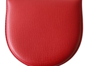 Lot #HB27-142 – Original Valextra Red Leather Coin Case Purse Wallet With Box and Dust Bag Valextra Valextra