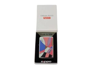 Lot #HB28-069 – Supreme x Emilio Pucci Zippo Lighter Pink SS21 Lighter Emilio Pucci