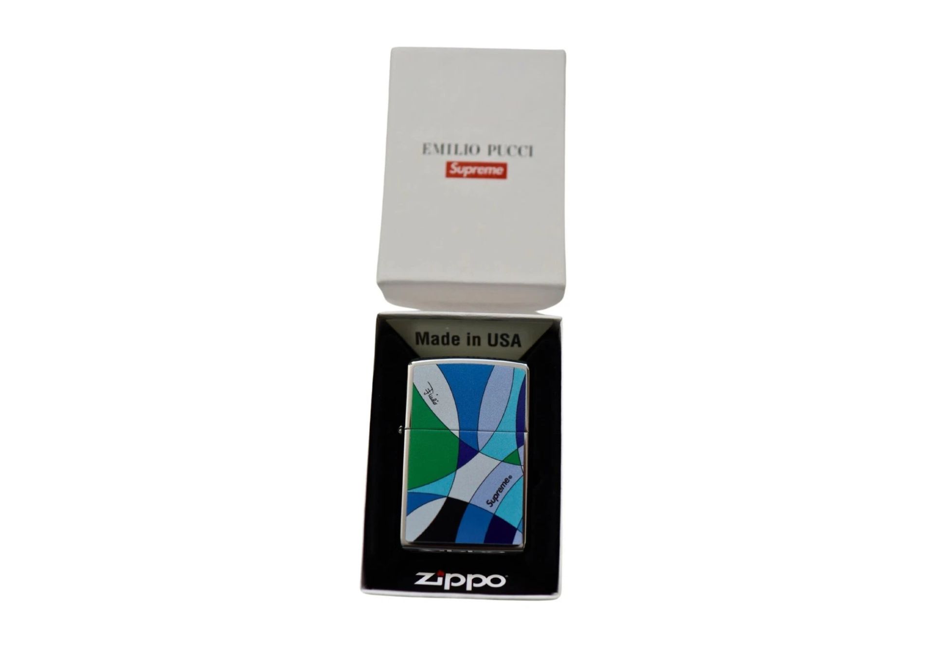 Lot #HB28-070 – Supreme x Emilio Pucci Zippo Lighter Blue SS21 Lot #HB28-070 – Supreme x Emilio Pucci Zippo Lighter Blue SS21 Lighter Lot #HB28-070 – Supreme x Emilio Pucci Zippo Lighter Blue SS21 Lighter Emilio Pucci