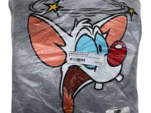 Lot #HB28-088 – BAIT x Pinky And The Brain Men’s XXL Hoodie Gray Clothes & Shoes BAIT