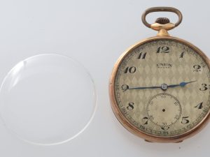 Lot #HB30-004 – Vintage 14k Yellow Gold Union Ancre Pocket Watch Pocket Watches Union Ancre