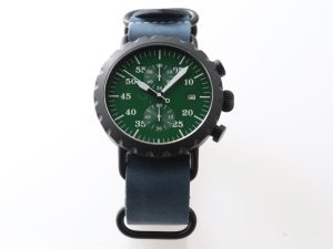 Lot #HB30-028 – Peregrine Squadron Pilot Chronograph Watch Black PVD Watches Peregrine Squadron Pilot Watch