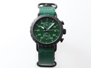 Lot #HB30-040 – Peregrine Squadron Pilot Chronograph Watch Black PVD Watches Peregrine Squadron Pilot Watch