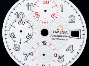 Lot #HB30-059 – Omega Speedmaster 3513.33 Mark 40 Chronograph Date Dial Watch Part Japan Omega Chronograph Dial
