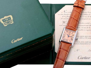 Lot #3216 Rare Limited Edition Sterling Silver Cartier Tank Auction Acquire Now
