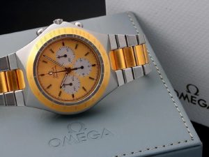 Lot #AN4864 – Tutone Omega Speedmaster Teutonic Watch 145.0040 Watches Acquire Now