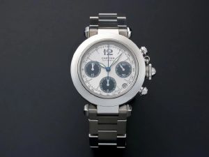 Lot #AN4810 – Cartier Pasha C Chronograph Watch W31048M7 Watches Acquire Now