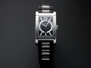 Lot #AN4921 – Gents Stainless Steel Bvlgari Rettangolo Watch #RT45S Watches Acquire Now