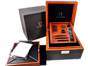 Lot #AN3821A – Omega Speedmaster 50th Anniversary Watchmaker Tools Watch Box Watches Acquire Now