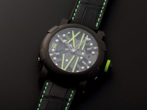 Lot #AN2865 -ROMAIN JEROME STEAMPUNK GREEN WATCH RJ.T.AU.SP.005.03 Watches Acquire Now