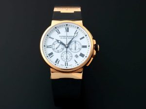 Lot #AN10 – Ulysse Nardin Marine Chronograph Watch 1506-150-3/LE Marine Acquire Now